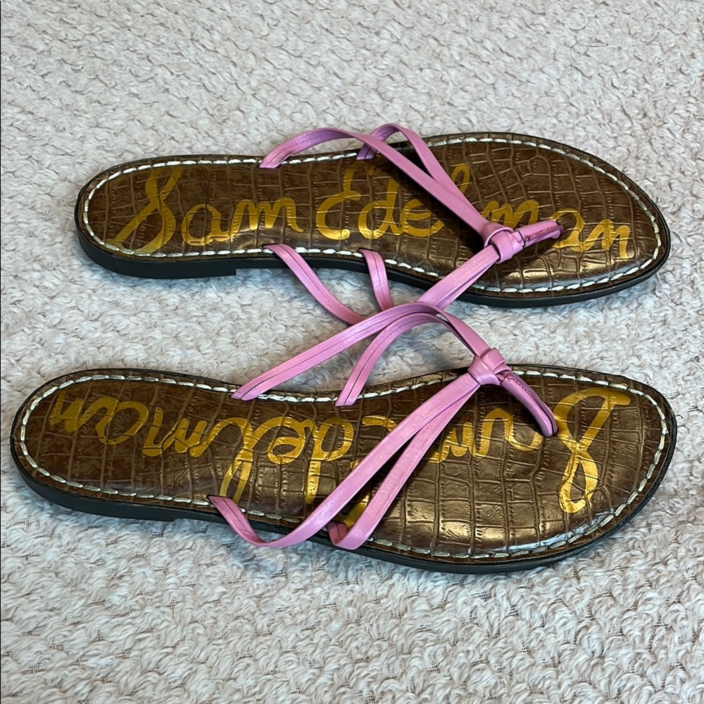 Sam Edelman Pink Strappy Sandals